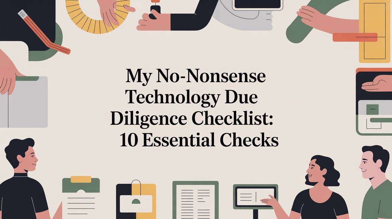 My No-Nonsense Technology Due Diligence Checklist: 10 Essential Checks