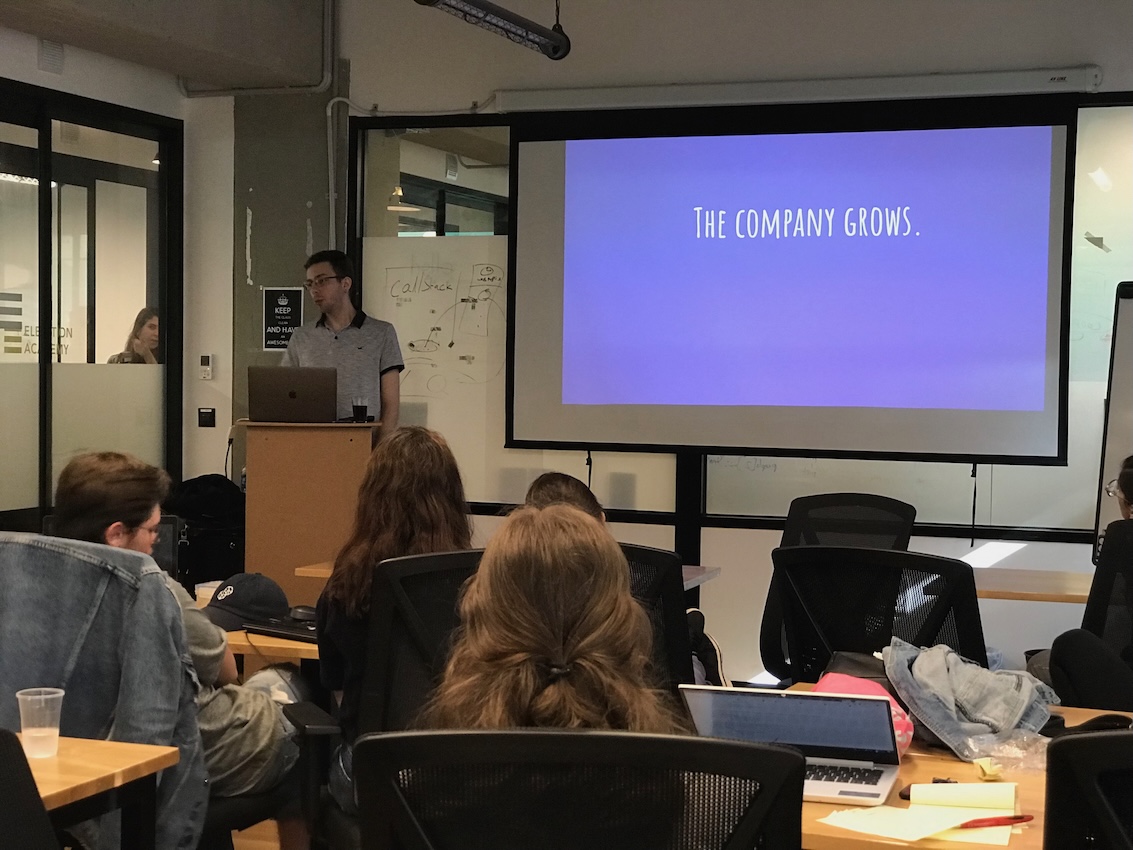 Elevation Academy workshop - for students and demobilised soldiers